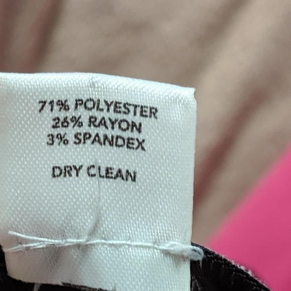 Ann Taylor Loft Women''s Dress- Size 2 Pink with Black Trim Sleeveless - Picture 6 of 7